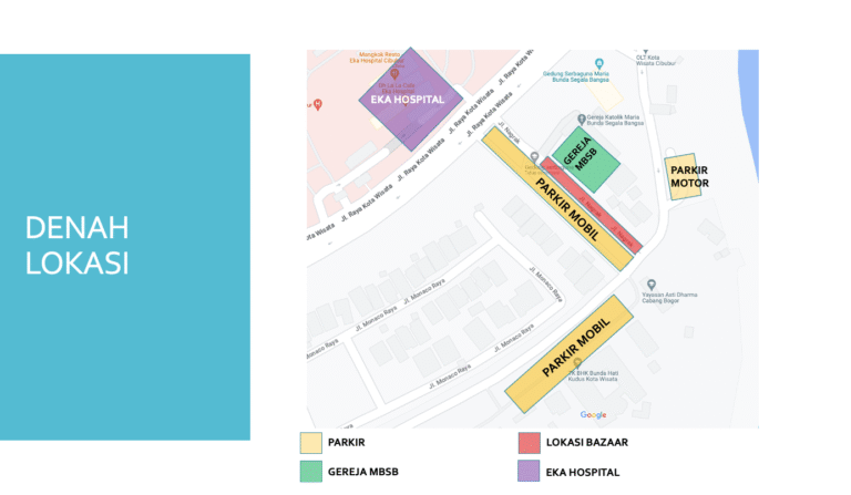 Bazaar - Denah Lokasi